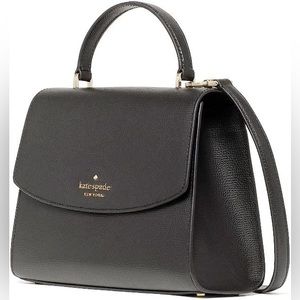 Kate Spade - Kate Spade Darcy Leather Top Handle Satchel Crossbody in Black.